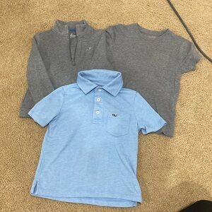 Bundle of size 3t boys clothing. 
2 vineyards vines. 
One crewcuts